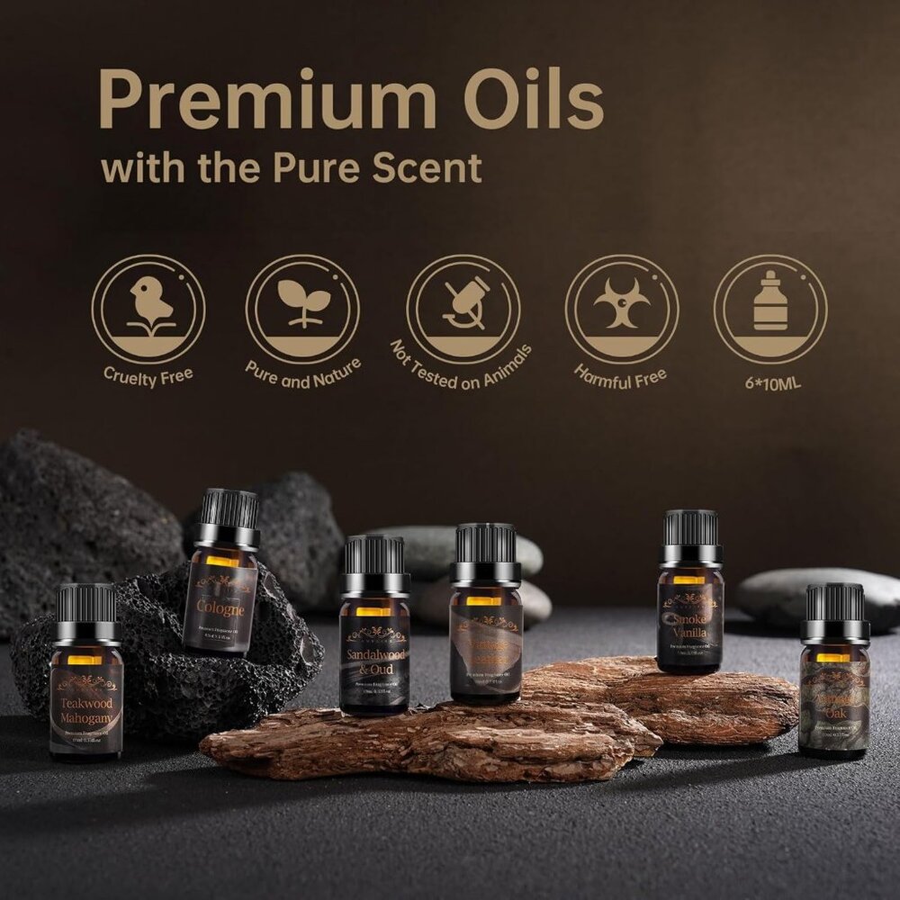 Men Essential Oils Set For Diffuser, Valentine's … - image 8